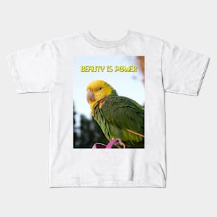 BEAUTY IS POWER Kids T-Shirt